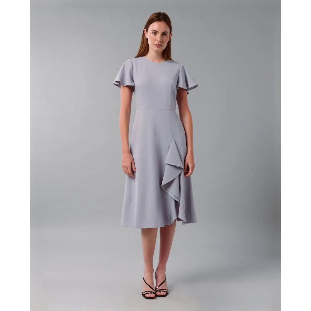 Vestido fluido con volante - Calvin Klein - FashionsVida