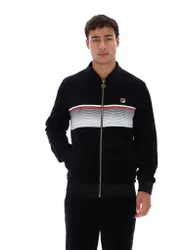 Black Malakai Striped Track Top - XS