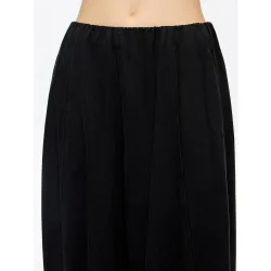 Pantalones anchos de mujer denim fluido
