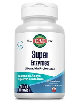 Compresse Super Enzymes Enzymes And Digestive Aids 60 Unità - KAL - FashionsVida