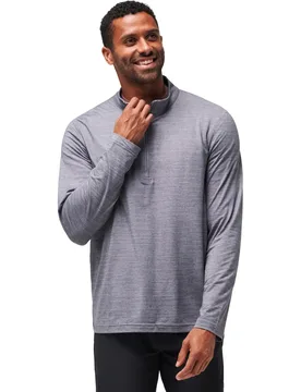 Layer The Heater 1/4 Zip, grau m - TravisMathew - FashionsVida