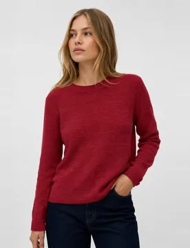 Jersey de punto fino de mujer con manga larga - Vero Moda - FashionsVida