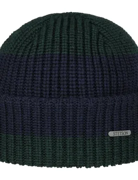 Noreva Block Merino Knit Hat by - blue-green - Female - Size: One Size - Stetson - FashionsVida