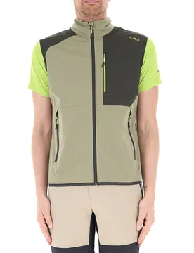 Giacca smanicata tessuto tecnico ECRU 46 - CMP - FashionsVida