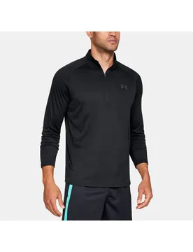 T-shirt à Manches Longues Avec Demi-zip Tech™ 2.0 Black 3XL - Under armour - FashionsVida