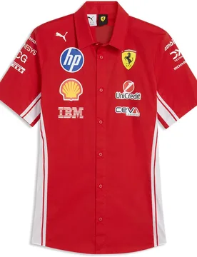 Camicia A Maniche Corte Sf Ferrari Replica Red XL - Puma - FashionsVida