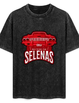 Anything For Selenas T-Shirt Basic Solid Color Short Sleeve Cotton Top - Aliexpress - FashionsVida