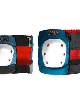 Pack Genouillères Et Coudières Bleues Blue L Homme - DNA - FashionsVida