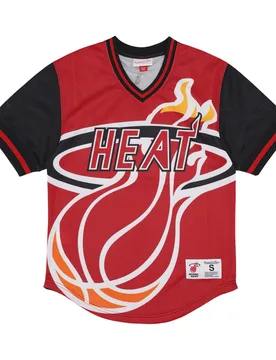 Casacca Uomo Nba Jumbotron 3.0 Mesh V-neck Miahea Multi/white - Mitchell & Ness - FashionsVida