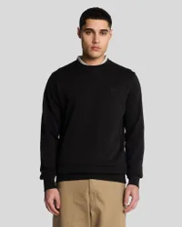 Men's Superfine Cotton Crew Neck Sweatshirt in Black