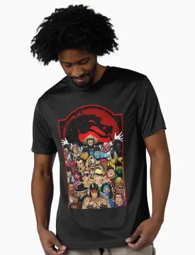 Vintage 90's Mortal Kombat gaming g Gift tshirt for gamer 100% cotton printed Men's Short Sleeve Graphic T-Shirt All size tops - Aliexpress - FashionsVida