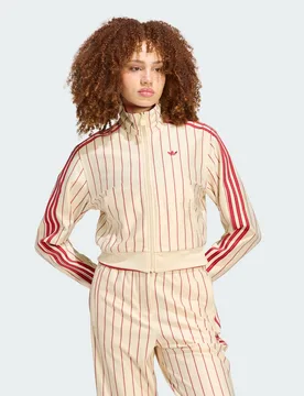 TRACK TOP FIREBIRD REVERSIBILE L Warm Vanilla / Team Victory Red - Adidas - FashionsVida