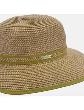 Sombrero de mezcla de material de papel trenzado - Seeberger - FashionsVida