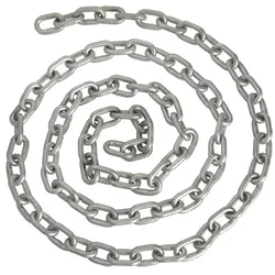 Din766 Iso Galvanized Chain 50 M 8 Mm Silver One Size unisex