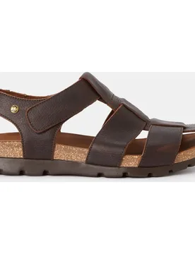 Sandalias de hombre en piel napa Waterproof de color - Panama Jack - FashionsVida