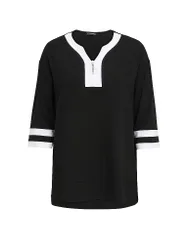 Langarmshirt schwarz 46 damen
