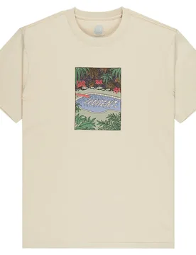 Maglietta A Maniche Corte Poolside Oat Milk S - Element - FashionsVida