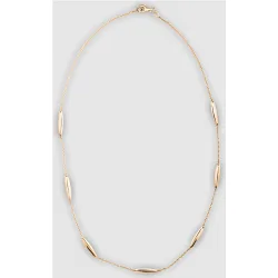 Collar de amarillo con cuentas