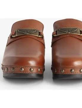 Zadig & Voltaire - Zuecos Azora de mujer de piel en - Zadig & Voltaire - FashionsVida