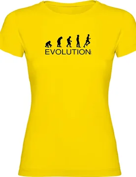 Maglietta A Maniche Corte Evolution Running Yellow M - Kruskis - FashionsVida