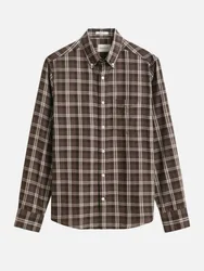 Gant Regular-Fit Oxfordhemd Braun S