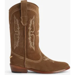 Zadig & Voltaire - Botas cowboy de mujer de ante