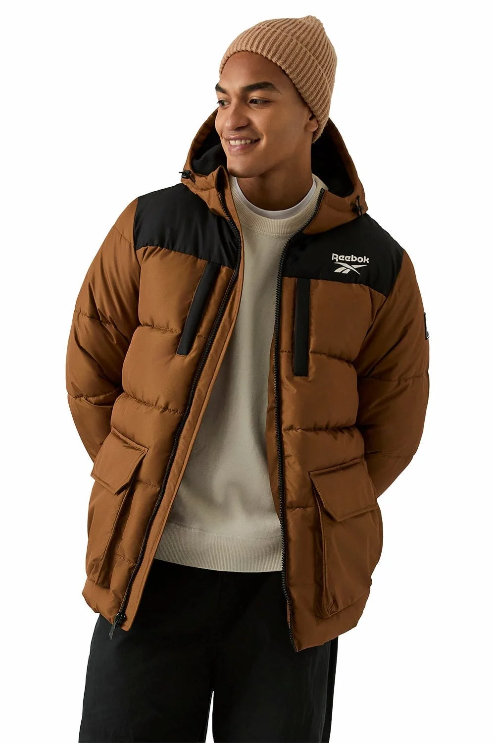 Parka Puffer Mens Jacket - - Size: S - Reebok - FashionsVida