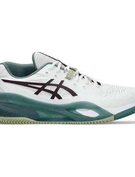 Gel-resolution X Clay Shoes White / Dark Aubergine UK 11 - Asics - FashionsVida