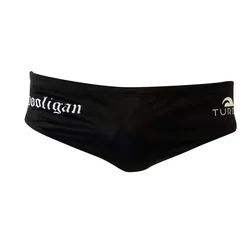 Hooligan Swimming Brief Black / White M Men