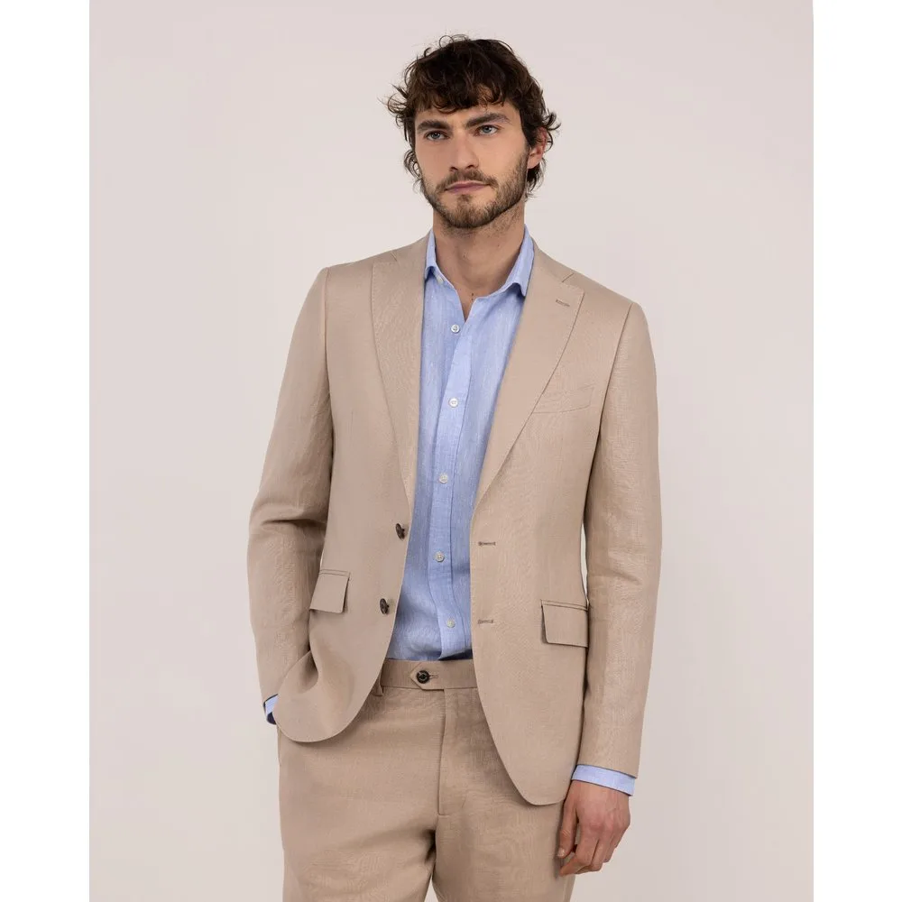 Americana de lino de hombre lisa - El Ganso - FashionsVida