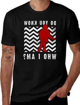 Twin Peaks Do You Know Who I Am The Arm Text Distressed Logo T-Shirt Long Lasting Casual T-Shirt - Aliexpress - FashionsVida