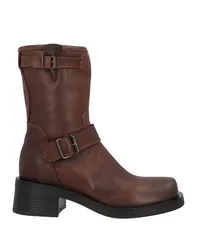 Botines de caña alta Mujer Café 35 Mujer
