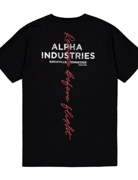 Industries Signature Back Print Black XXL Herren - ALPHA - FashionsVida