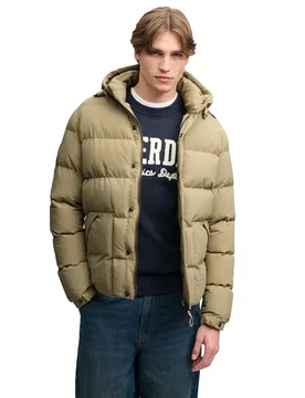 Giacca Trapuntata Classic Everest Buckwheat Beige M - Superdry - FashionsVida