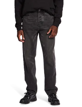 Orbit Herren Hosen - Schwarz - Größe L - 34" - Baumwollkörper Black L - 34" - Street Cartel - FashionsVida
