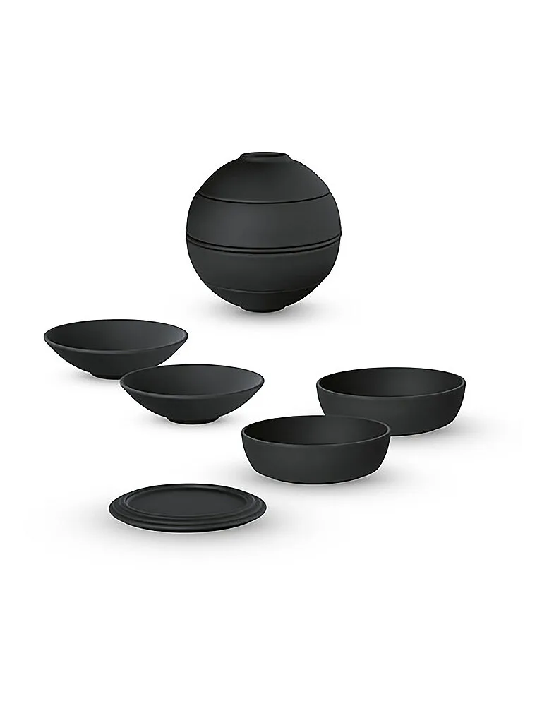 La Petite Boule BLACK ICONIC 5 pz nero - Villeroy & Boch - FashionsVida