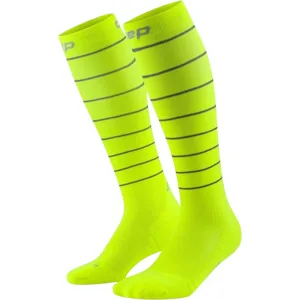 PRO Run Reflective Laufsocken Herren Neon Yellow Gr. 5 - Cep - FashionsVida