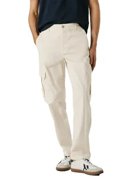 Pantaloni Cargo Regular Utility Ivory White 36 - Pepe jeans - FashionsVida