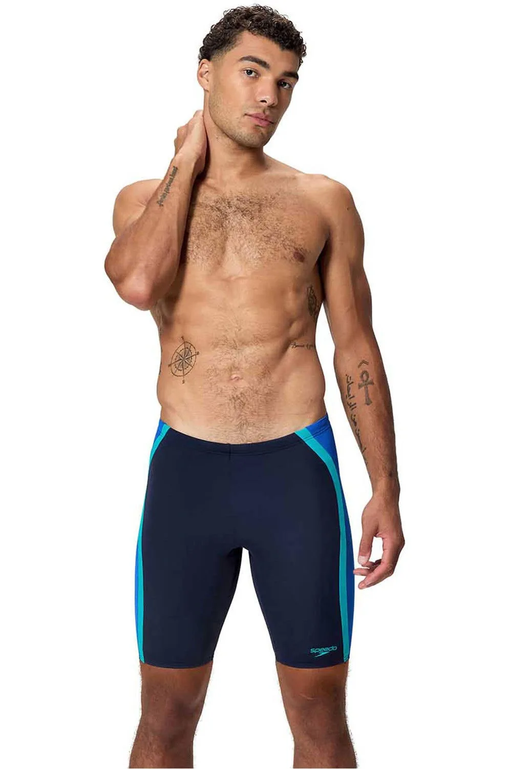 Solid splice jammer bañador natación hombre Naranja (30) - Speedo - FashionsVida