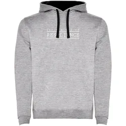 Felpa Con Cappuccio Resilience Two-colour Heather Grey / Black M