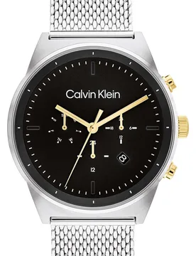Mens Impressive Watch - Silver - One Size - Calvin Klein - FashionsVida