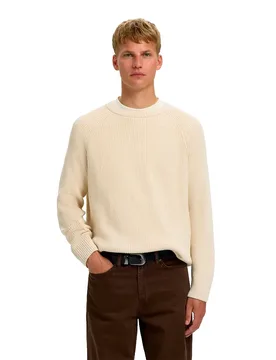 Maglione Braun Relaxed Fit Birch S - Selected - FashionsVida