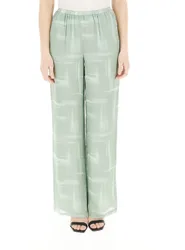 Pantalone wide leg PISTACCHIO 8