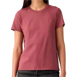 Perfect camiseta manga corta mujer Granate (XS)