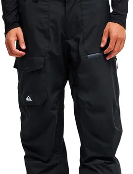 Pantalon de snowboard stretch - Utility 20K Pant Black - Taille S - Noir - Quiksilver - FashionsVida