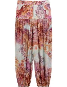 Pantalón de mujer balloon estampado - Desigual - FashionsVida