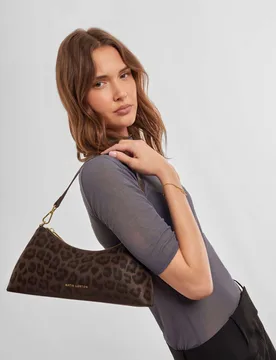 Animal Print Shoulder Bag Brown Mix female - Katie Loxton - FashionsVida