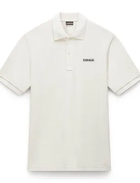 Polo A Maniche Corte Small Box Beige Dimity M - Napapijri - FashionsVida