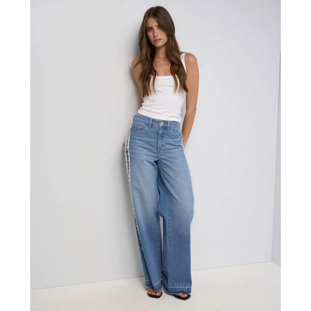 Vaqueros faith push in wide de mujer - Salsa Jeans - FashionsVida