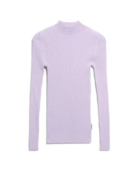 Pullover ALAANIA morado XS - Armedangels - FashionsVida
